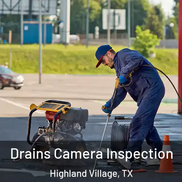  Drains Camera Inspection Highland Village, TX